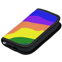 abstract rainbow colour folio mini planner
