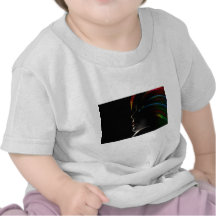 Abstract Rainbow Hair Girl Tshirts