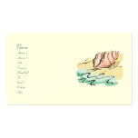 Abstract Seashell Business Cards