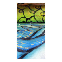 Abstract - shell photo greeting card