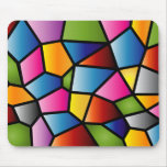 Abstract Stained Glass Mousepad