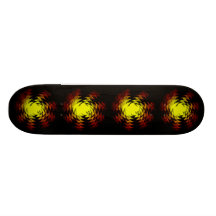 Abstract Sun Skateboard
