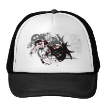 Abstract Thrash Design Mesh Hat