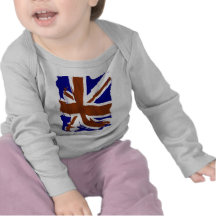 Abstract Union Jack Art Tshirt