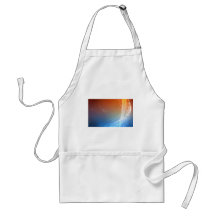 Abstract Vibrant Hot and Cold Apron