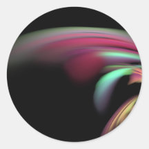 Abstract Wing Round Sticker