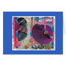 Abstraction with Stripes Card