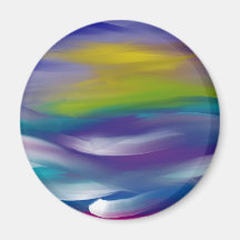 abstracttwo fridge magnet