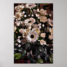 Abundance (Flowers that bounce off the screen) Poster