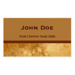 Accented Golden Marble Business Card