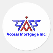Access Mortgage Inc. Round Sticker