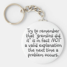 Accountability: The next time an error occurs Keychains