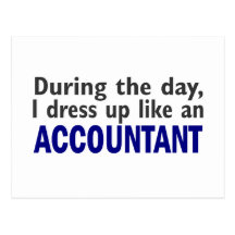 ACCOUNTANT During The Day Postcards
