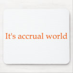 Accountant Mouse pad