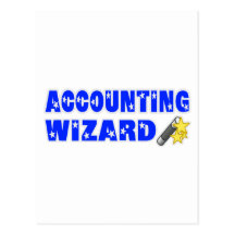 Accountant Wizard Postcards