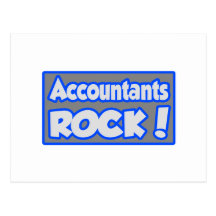 Accountants Rock! Post Card