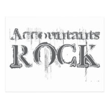 Accountants Rock Postcards
