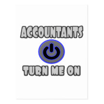 Accountants Turn Me On Post Card