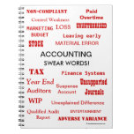 Accounting Swear Words Rude and Annoying Terms Notebooks