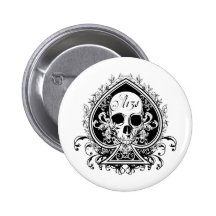 Ace Skull Button