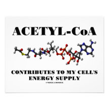 Acetyl-CoA Contributes To My Cell's Energy Supply Invitations