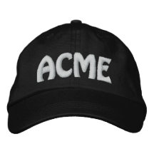 ACME EMBROIDERED BASEBALL CAPS