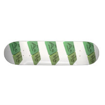 Acne as Ac Actinium  and Ne Neon Skate Boards