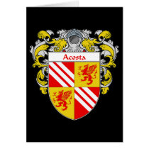 Acosta Coat of Arms (Mantled) cards