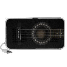 Acoustic Guitar Doodle Notebook Speaker
