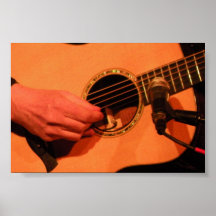 Acoustic guitar print