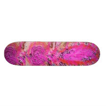 Acrylic FUN PINK Paint Skateboard Decks