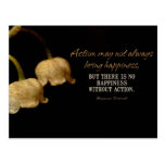 Action Bring Happiness Inspirational Mouse pad Post Card