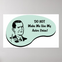 Actor Voice Poster