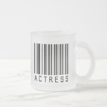 Actress Bar Code Coffee Mug