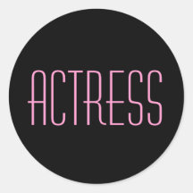 Actress Stickers