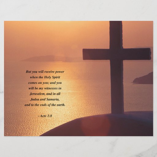 ACTS 1:8 PERSONALISED FLYER