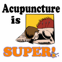 acupuncture is super acrylic cut out