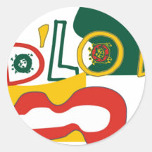 Ad dLo Yada Round Stickers