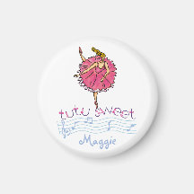 Adagio Tutu Sweet customisable Magnet