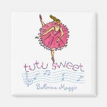 Adagio Tutu Sweet Square Magnet