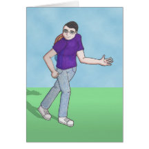 Adam, Anime Art Gallery Character Greeting Cards