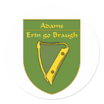 Adams 1798 Flag Shield stickers