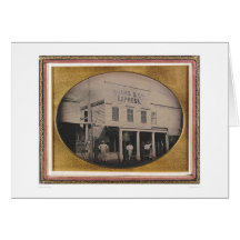 Adams & Co. Express building (40129) Greeting Cards