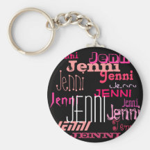 Add Any Name Pink Shades Personalised Keychain