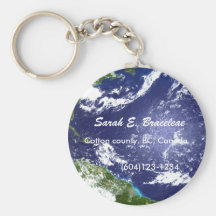 Add text,Name,address,Earth Keychains