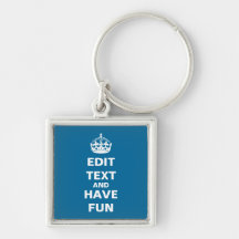 Add your own text! key chain