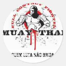 Adesivo Muay Thai para carros