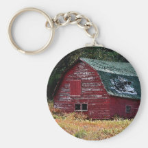 Adirondack barn key chain