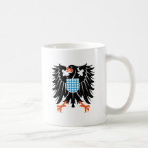Adler Wappen Bayern eagle crest Bavaria Kaffeetasse