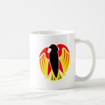 Adler Wappen Deutschland eagle crest Germany Teehaferl